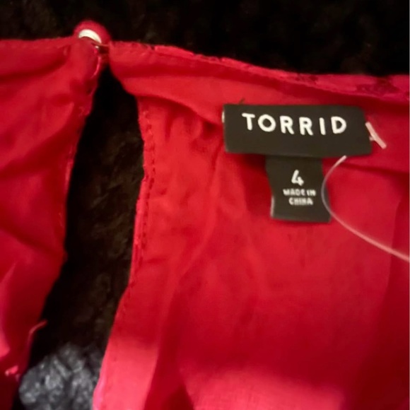 Torrid Scarlet Blouse - Picture 3 of 4